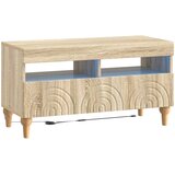  3-dijelni LED TV kabinet Hrast sonoma Konstruirano drvo | shoptok.hr