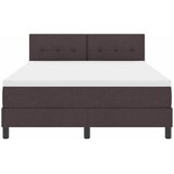  Krevet s opruga kutije Tamno smeđa 160 x 200 cm tkanina | shoptok.hr