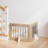 Vrata za pse s postoljem 2 pcs Hrast sonoma 80 x 60 cm | shoptok.hr