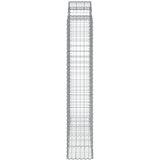  Lučne gabionske košare 5 kom 200x50x220/240cm pocinčano željezo | shoptok.hr