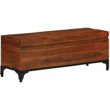 vidaXL Škrinja za pohranu 110 x 35 x 41 cm od masivnog bagremovog drva | shoptok.hr