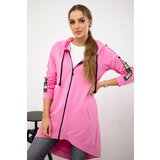 Kesi Sweatshirt with back zip light pink | shoptok.hr