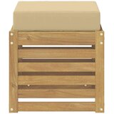  Zunanji stolček klop Bela 43 x 43 x 45 cm Masiven les akacije, (5000272375) | Shoptok.si