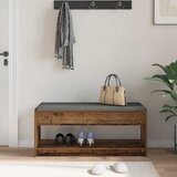  Klupa za hodnik s jastukom Staro drvo 103 x 38 x 45 cm | Eponuda.com