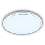 Vidik 22766 PLAFONJERA LED 36W UNUTARNJA BIJELA SREBRNI RUB S DALJINSKIM UPRAVLJAČEM | shoptok.hr