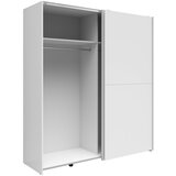 Boxxx omara z drsnimi vrati, bela | Shoptok.si