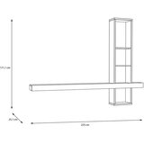 Hom`in REGAL 225/171,1/25,1 cm barve hrasta | Shoptok.si