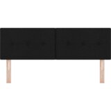 vidaXL LED uzglavlje s gumbima crno 80 cm tkanina | shoptok.hr