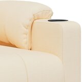  Naslonjač od tkanine krem | shoptok.hr