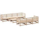  The Living Store Vrtna sedežna garnitura 8-delna trdna borovina - Vrtna Sedežna Garnitura, (21446828) | Shoptok.si