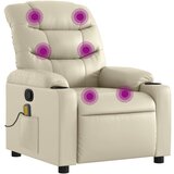 Maison Chic masažni stol - Relax naslanjač krem umetno usnje, (22062253) | Shoptok.si