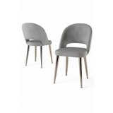 Hanah home set stolica (6 komada) pane grey chrome Cene