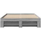  Okvir za krevet boja hrasta 140x190 cm od konstruiranog drva | shoptok.hr