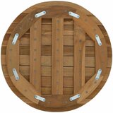  Gornji dio stola Ø 40 x 3,5 Kružni Čvrsto teak drvo Prirodna | shoptok.hr