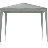 Šator za zabave 250 x 250 x 240 cm Svjetlosiva PE i čelik | shoptok.hr