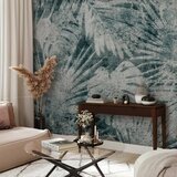  Foto tapeta - Exotic nature in the jungle - floral landscape with leaves with patterns 450x315 | shoptok.hr