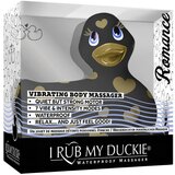 Big Teaze Toys my duckie romance 2.0 - račji vodoodporni klitorisni vibrator (črno-zlati) | Shoptok.si