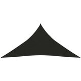 vidaXL Senčno jadro 160 g/m² črno 3x3x3 m HDPE Cene