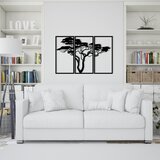 Atelier Del Sofa zidna dekoracija Cınarci, 80x50 cm, 1.2mm, Crna Cene