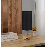  Brilagi - Stona lampa sa USB portom TABLON 1xE27/25W/230V hrast/bež/crna | Eponuda.com