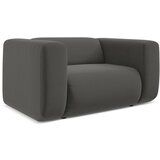 Makamii Siv žameten fotelj Ekahi – | Shoptok.si