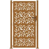  Vrtna vrata 100x200 cm, dizajn s čeličnim krilom otpornim na vremenske uvjete | shoptok.hr