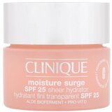 Clinique Moisture Surge™ SPF 25 Sheer Hydrator dnevna hranilna in vlažilna krema SPF 25 50 ml Cene