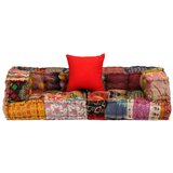  Dvosed modularni tabure večbarvno blago | Shoptok.si