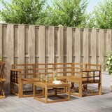 Set vanjskih sofa 5 kom. Prirodna Čvrsto drvo akacije | shoptok.hr
