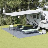 vidaXL Dodatak za Šator Plavo-siv Poliester 250 x 600 cm Prijenosno | shoptok.hr