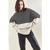 Bianco Lucci Sweater - Schwarz - Oversize Cene