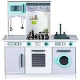 ECO TOYS drvena kuhinja za decu sa Veš mašinom | ePonuda.com
