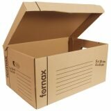  kutija arhivska-kontejner za arhivske kutije sa spojenim poklopcem fornax 41280 braon Cene