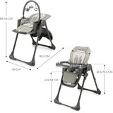 Kinderkraft kinderkraf hranilica 2U1 tummie gray | Eponuda.com