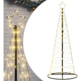 vidaXL LED božićno drvce 200 LED toplo bijelo 182 cm | shoptok.hr