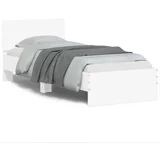  Okvir kreveta s uzglavljem bijeli 90 x 200 cm konstruirano drvo