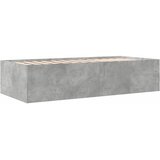  Okvir kreveta s pohranom s ladicama Betonska siva 80 x 200 cm | shoptok.hr