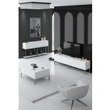 HANAH HOME lord - white, silver whitesilver living room furniture set cene