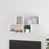 vidaXL zidna polica visoki sjaj bijela 100 x 18 x 53 cm od iverice Cijene