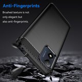 Techsuit Carbon Silicone maska za Motorola Moto E13 – crna | shoptok.hr