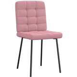  Jedilni stoli 2 kosa roza žamet, (21822637) | Shoptok.si