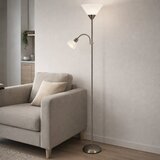  brilagi - podna lampa ariana 1xE27/100W/230V + 1xE14/25W mat hrom | Eponuda.com
