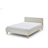 Meise Möbel Bež tapecirani bračni krevet 140x200 cm Wicki - Cijene