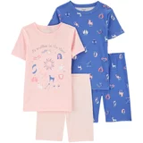 Carter's Pidžama set plava / roza / srebro / bijela