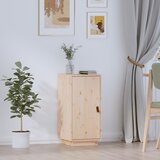 vidaXL Komoda 34x40x75 cm trdna borovina Cene