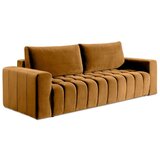 ELTAP Žuta baršunasti sklopiva/s prostorom za odlaganje sofa 247 cm Lazaro – | shoptok.hr