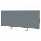 Aeno Premium Eco Smart Heater, 700W, Tempered glass, Infrared+convection heating type, LED display, Plug type: Europe (E/F type), GREY | ePonuda.com