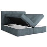 Makamii Svijetlo plavi boxspring krevet s prostorom za odlaganje 160x200 cm Palta – | shoptok.hr