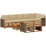  Setovi sofa Čvrsto drvo akacije | shoptok.hr