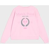 Sinsay Pamučna crewneck majica s vezom | shoptok.hr